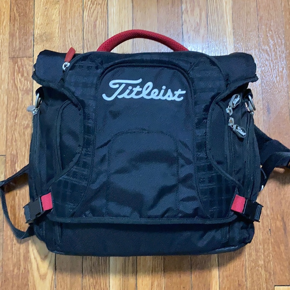 Titleist black athletic briefcase/backpack